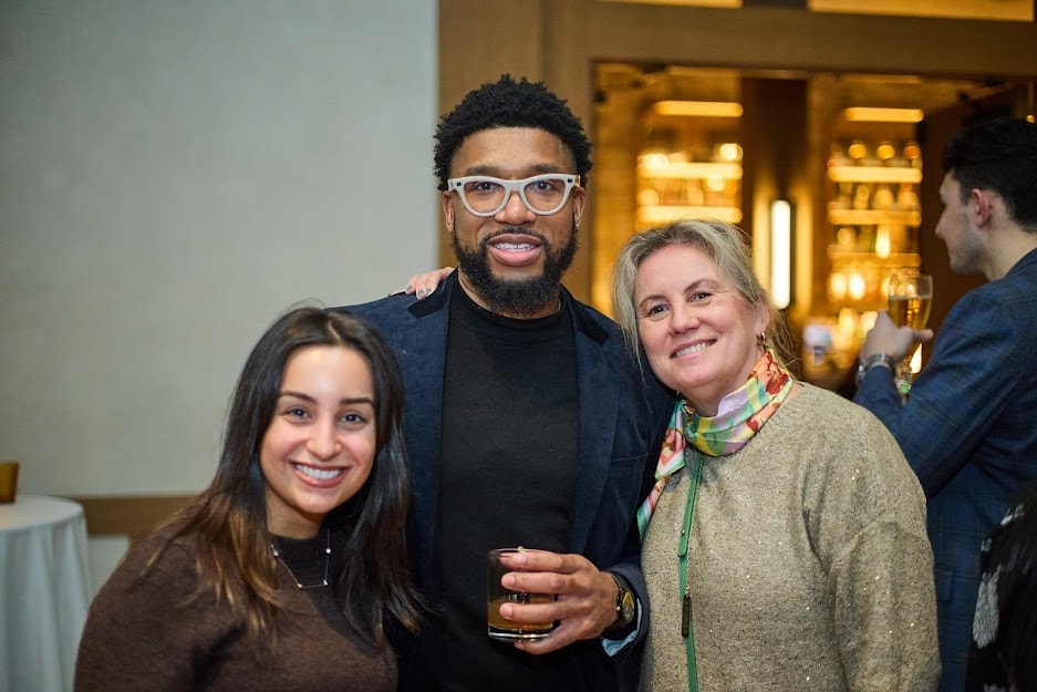Lyman DePriest at indoor community event
